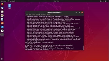 How to install node js in ubuntu 18 04 and 18 10