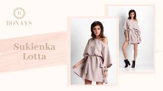 Sukienka Lotta Marki Ivon Typu Nietoprze. Elegancka Oversizowa Sukienka Od Bonays.pl