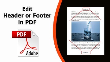 How to edit headers and footers in pdf using Adobe Acrobat Pro DC 2022