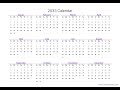 2033 Calendar Printable | Free PDF Download (US) | Landscape & Portrait #2033calendar #newyear