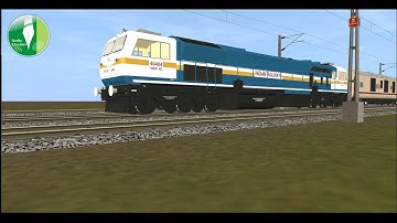 An Express Train - Indian Train Models Addons for Auran Trainz Simulator