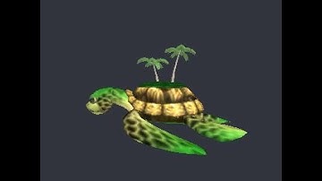 3D Model of turtle - file turtle.obj