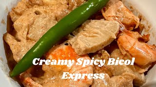 Home Cooking  Creamy Spicy Bicol Express