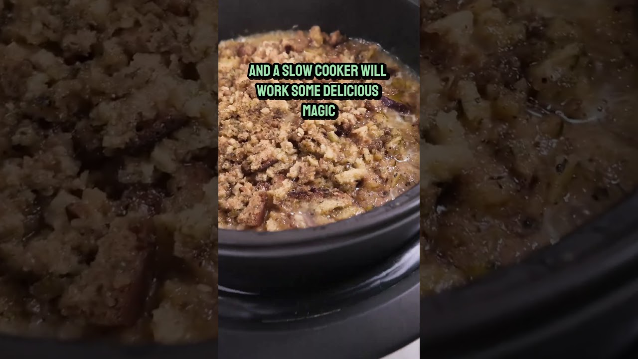 Easy Slow Cooker Chicken & Dressing | Cozy Weeknight Comfort Food