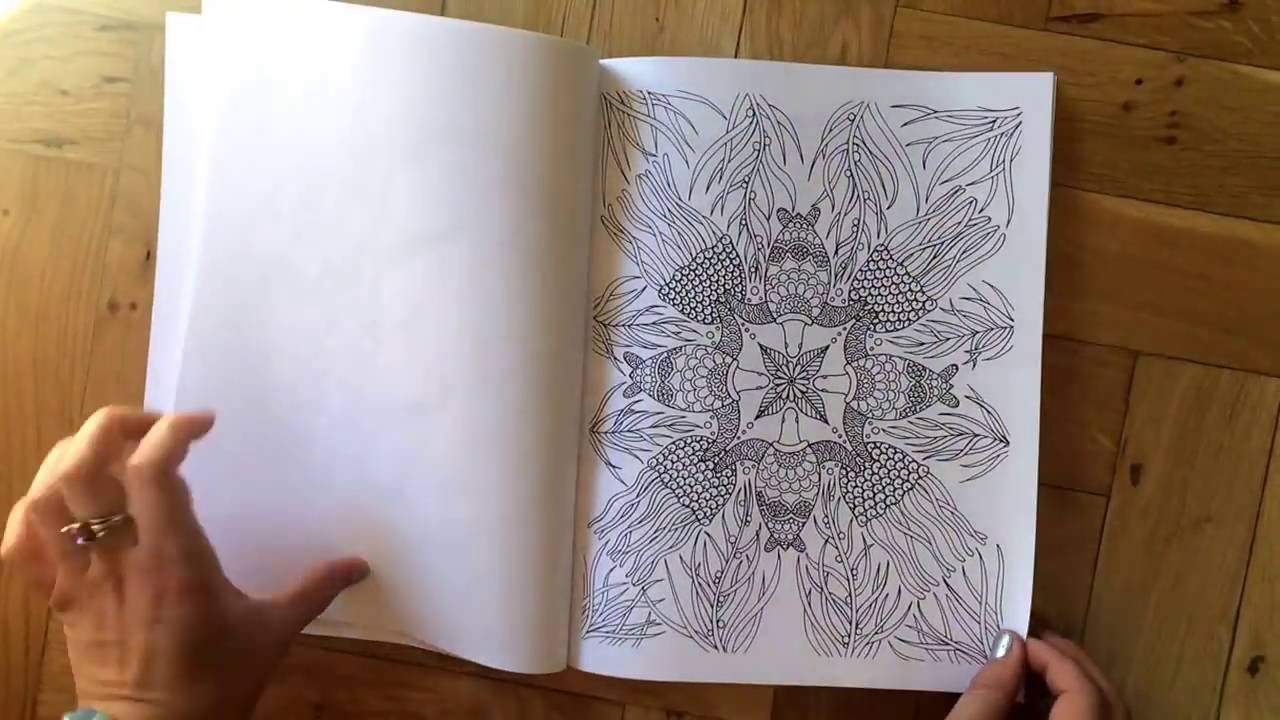 Flora and Fauna Flip Through: Adult Coloring Book by Hilary Leslie ...