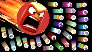 Best 100 Numberblocks VS Angry Ball Marble Race screenshot 4