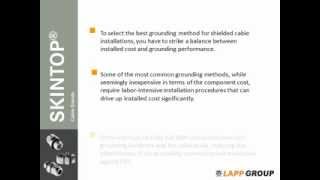Cable Grounding Methods Compared