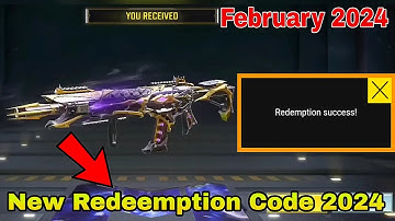 *NEW* Call Of Duty Mobile New Redeemption Code in February 2024 | New Redeem Codes in CODM 2024