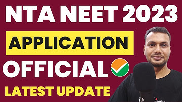 NEET 2023 Official🔥| NEET 2023 application form date? | NEET 2023 Registration Date by NTA| NEET UG