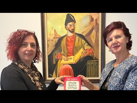 CANDAN MANYASLI - Türkiye'de Şota Rustaveli 'nin portresini yapan ilk ressam #ressam #მხატვარი