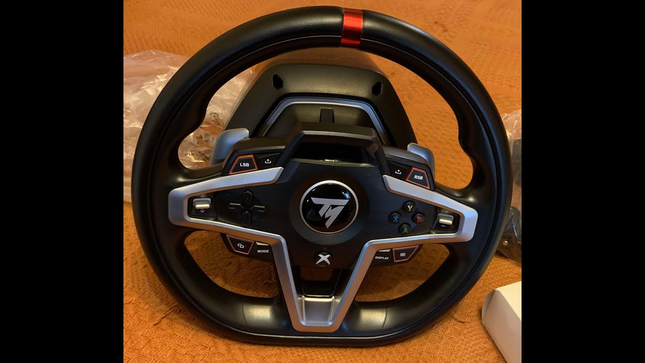 T248x Игровой руль Thrustmaster T248x. Распаковка и первый взгляд. - YouTube