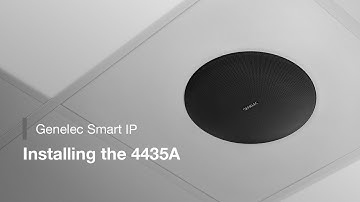 Genelec Smart IP | Installing the 4435A