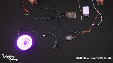 Dapper Lighting RGB (Multi-Color) Halo Bluetooth Wiring Guide