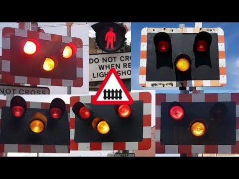 Uk Level Crossings With Halogen Lights 17 Youtube