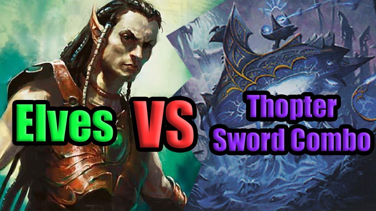 MTG Elves vs Thopter Sword Combo Ten Tix Gauntlet