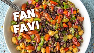 Zesty Three Bean Salad (Fan Favorite!)