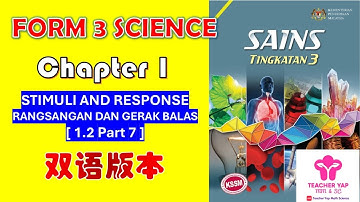 Form 3 Science Chapter 1 | STIMULI AND RESPONSE  中文讲解 | KSSM Exam Tips【Part 1.2】PART 7