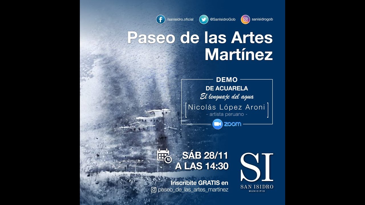 Demo de Acuarela - EL LENGUAJE DEL AGUA - Nicolas López Artista Peruano