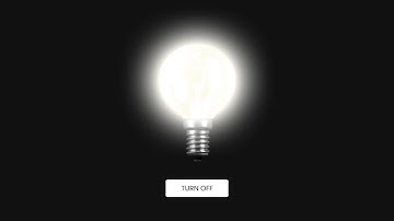 Glowing Bulb Effect using only HTML & CSS