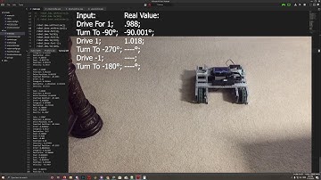 Vex V5 Robot PID Accuracy Test (Inertial Sensors & Motor Encoders)