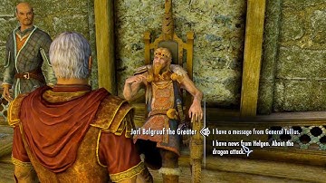 Visiting Whiterun first time as General Tullius