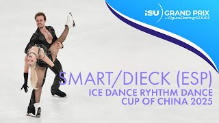 Olivia SMART / Tim DIECK | Ice Dance Rhythm Dance | Cup of China 2025 | #GPFigure