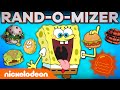 KRABBY PATTY RAND-O-MIZER! 🍔 | SpongeBob | Nickelodeon Cartoon Universe