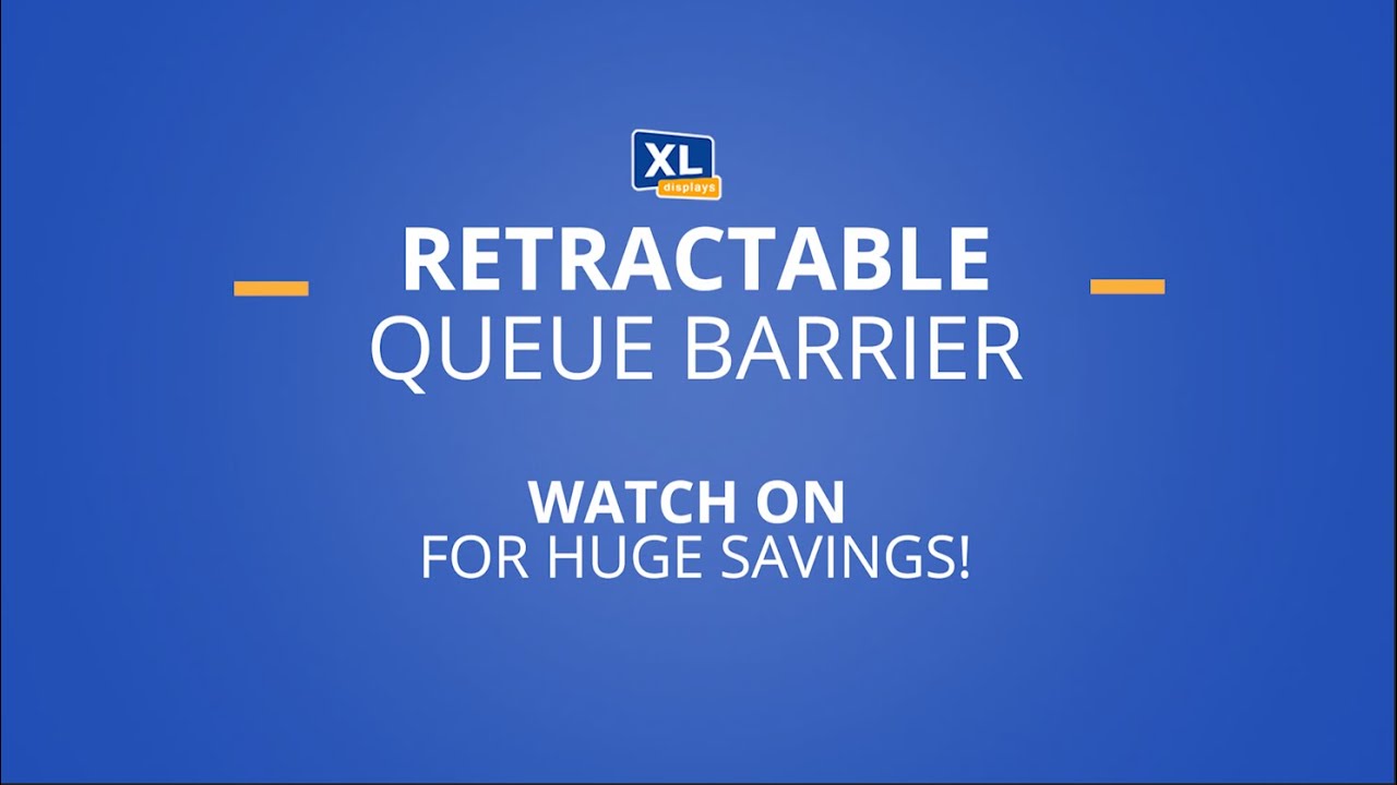 Retractable Queue Barriers Crowd Control Retractable Barrier XL