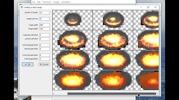 Create animated GIF from sprite strip