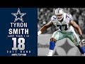 #18: Tyron Smith (OT, Cowboys) | Top 100 Players of 2017 | NFL