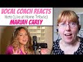 Vocal Coach Reacts to Mariah Carey 'Hero' (Live at Home Tribute)