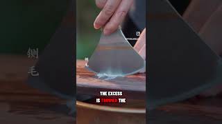He Turned a Raw Jade Rock Into a Stunning Painting Brush Using Ancient Chinese Techniques #shorts