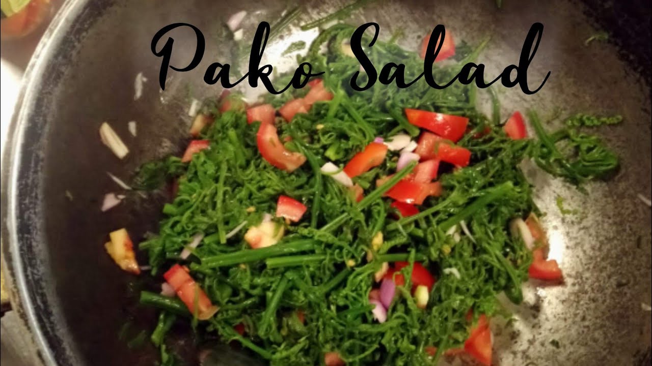 HOW TO MAKE PAKO SALAD - YouTube