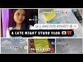 A late night study vlog  ft  maths  biology exhausted to do list etc 