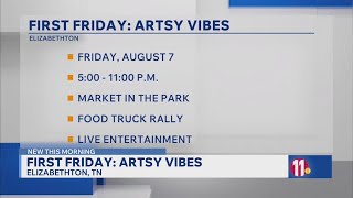 Elizabethtons last First Friday of 2026 is Artsy Vibes-themed