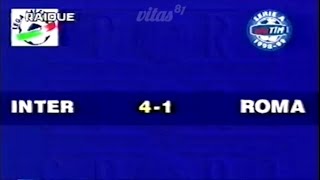 Inter-Roma 4:1, 1998/99 - Domenica Sportiva