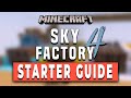 Skyfactory 4 Complete STARTER Guide with Tips and Tricks | Skyfactory 4 Cheat Sheet