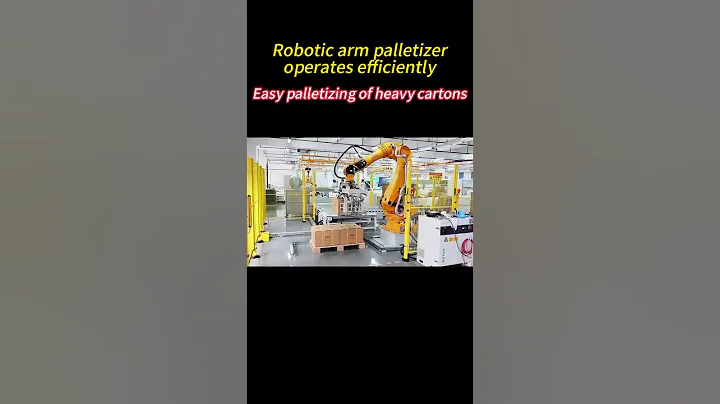 Robotic Arm Palletizer Operates Efficiently