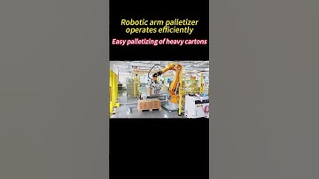 Robotic Arm Palletizer Operates Efficiently