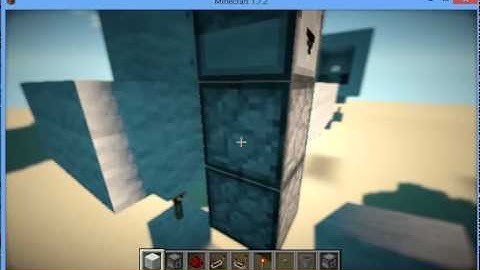 Tutorial locked door with key Minecraft 1.7.2