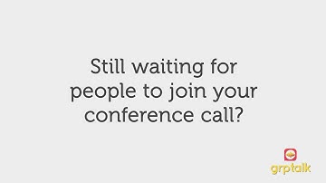 grptalk Audio Conferencing - Dial-Out