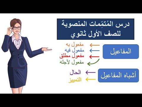 المتم مات المنصوبة للصف الأول ثانوي
