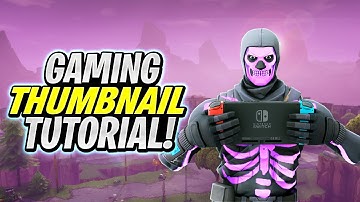 How to Make Professional Gaming Thumbnails in Photoshop! (Beginner Friendly)
