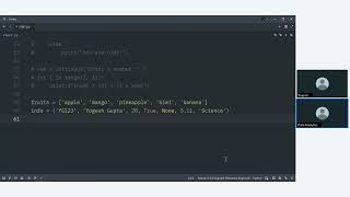 Python 11 AM Batch Lists & List Manipulation Training : Session 5