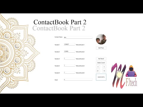 Contact book Part2  modify a connected database in vb.net