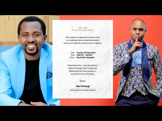 ALEX MUHANGI AND BUGINGO HANNINGTON  CLASH