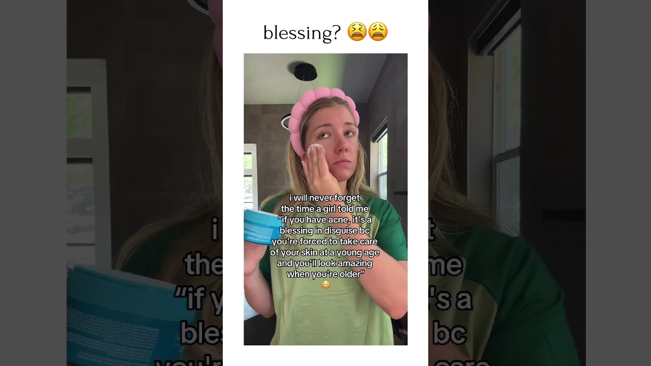 Acne is a BLESSING!