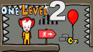 ЗДЕСЬ БЫЛИ КЛОУНЫ? Побег СТИКМЕНА из ТЮРЬМЫ #8 Игра One LEVEL 2 от Cool GAMES