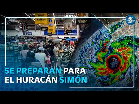 Huracán Simón genera compras de pánico en Puerto Vallarta