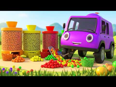 Which Ball Goes in the Colour Truck? 🎨⚽ Fun Colour Game for Kids | Bachpan Ki Duniya